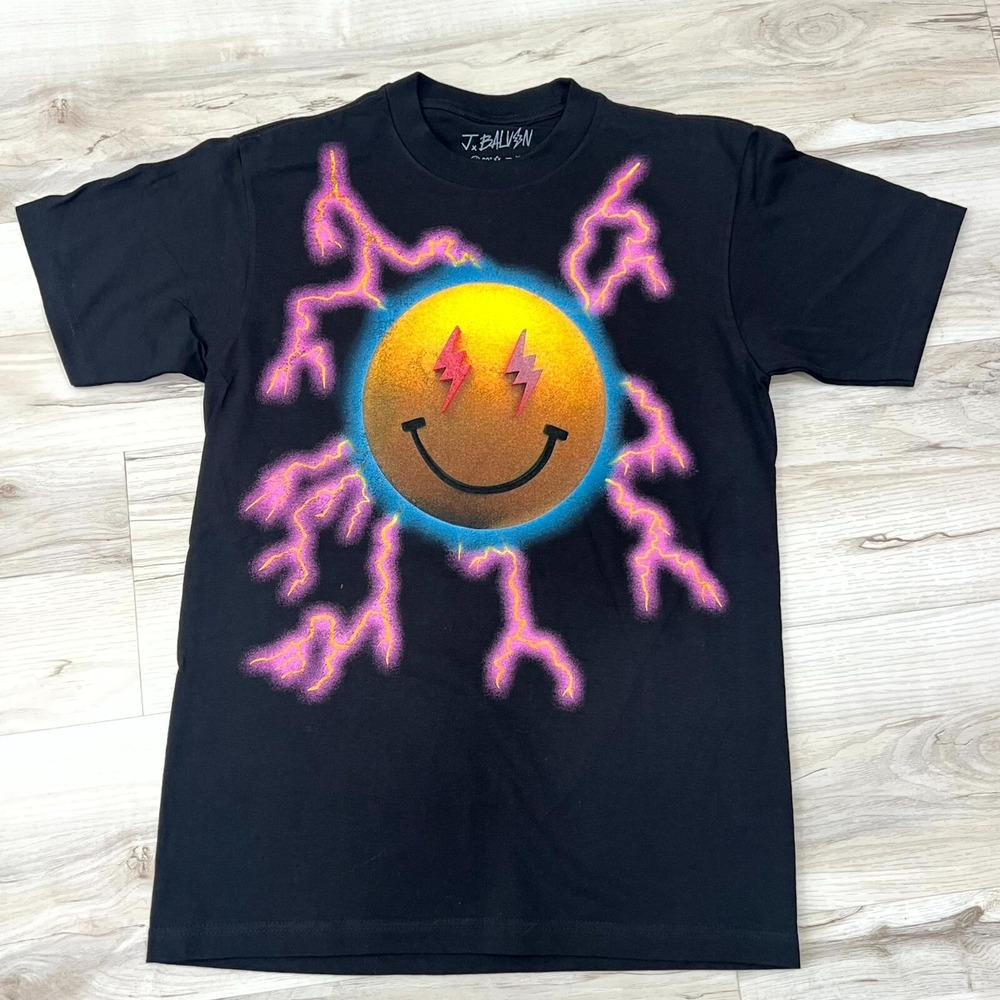 J Balvin T-Shirt Men's Medium Black Concert Jose Alvaro Tour 2022 Graphic Print